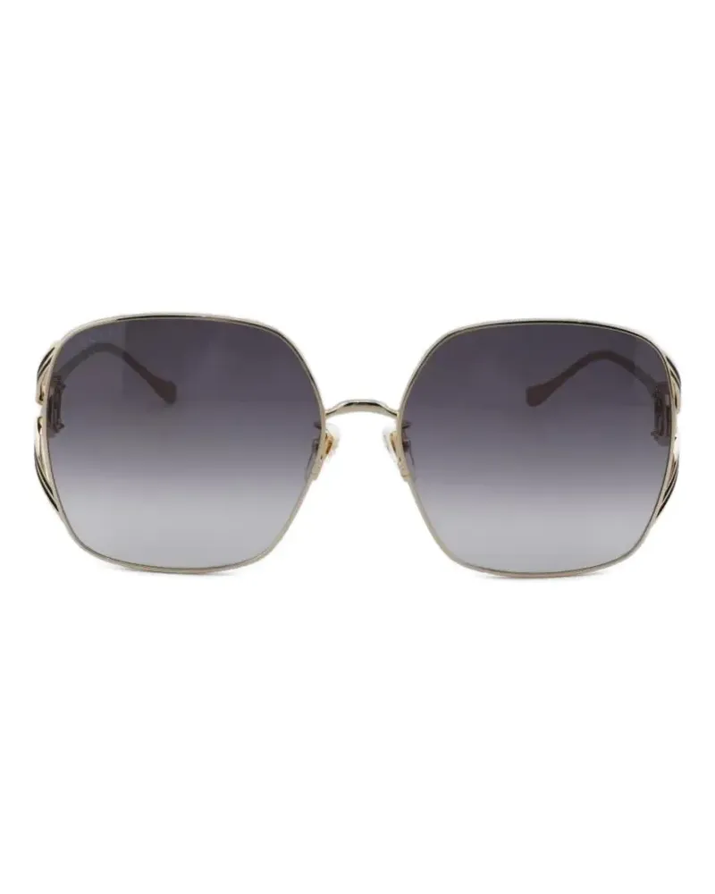 Gucci Interlocking-G sunglasses - Gold Gold