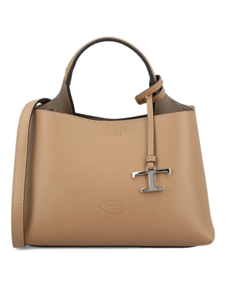 TOD'S Micro Handtasche aus Leder - Braun Braun