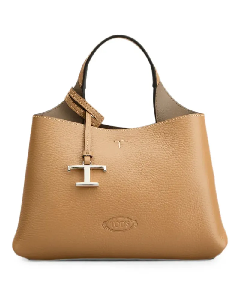 TOD'S micro leather tote bag - Braun Braun