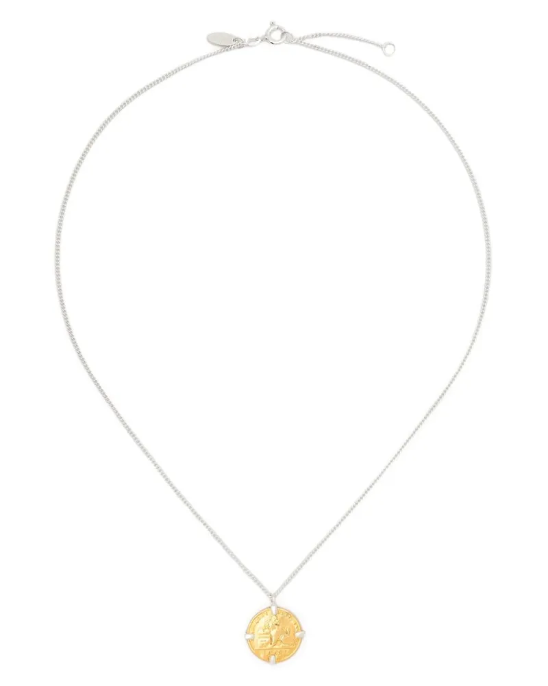 Wouters & Hendrix coin-pendant necklace Silber