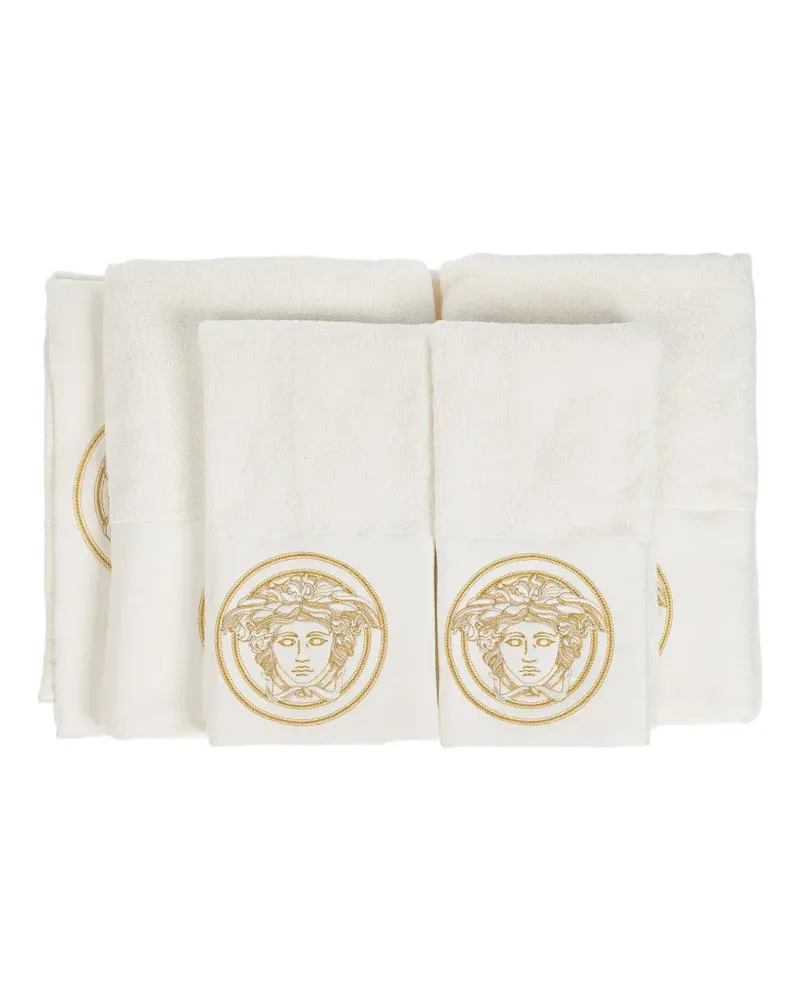 Versace Medusa Handtücher (4er-Set) - Weiß Weiß