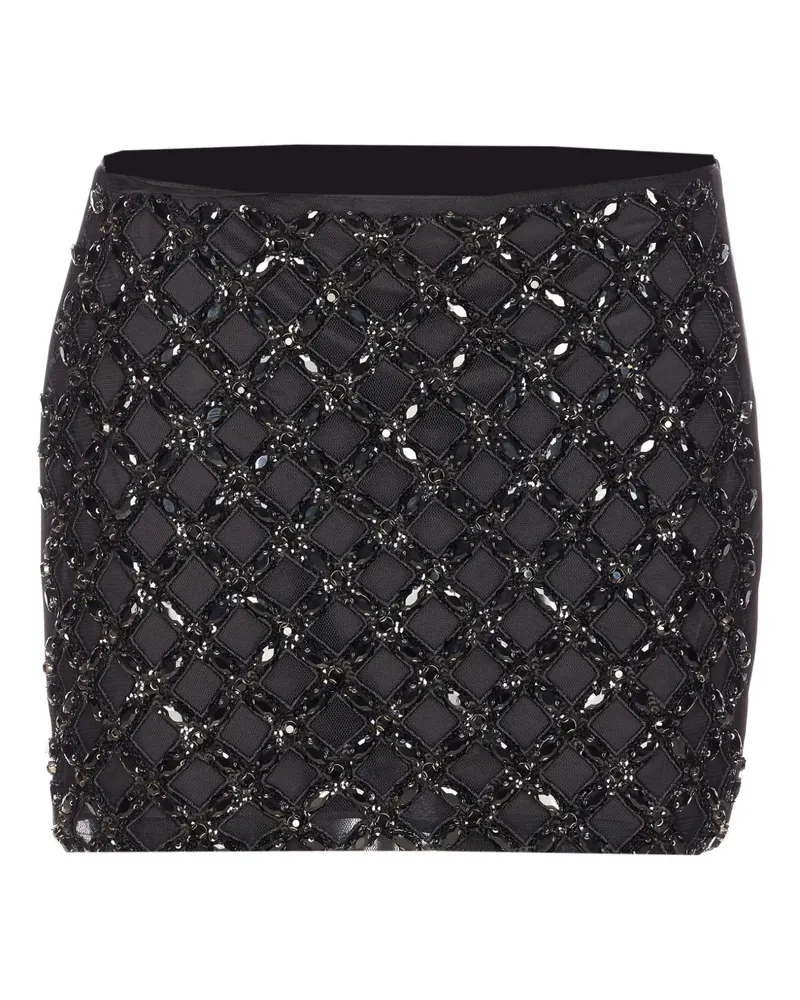 Liu Jo embroidery mini skirt - Schwarz Schwarz