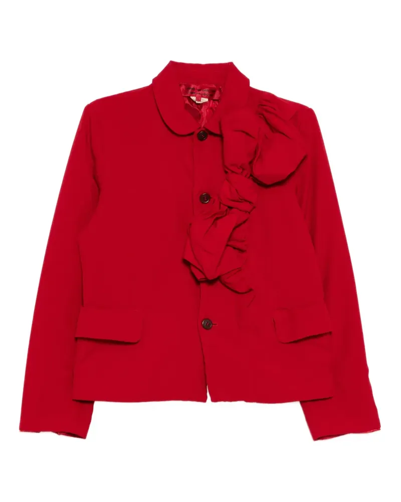 Comme des Garçons Jacke mit Rüschen - Rot Rot