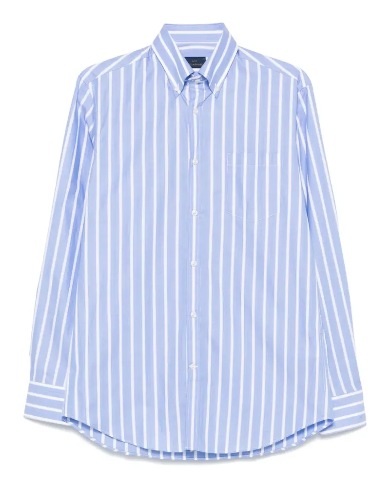Paul & Shark Gestreiftes Hemd - Blau Blau