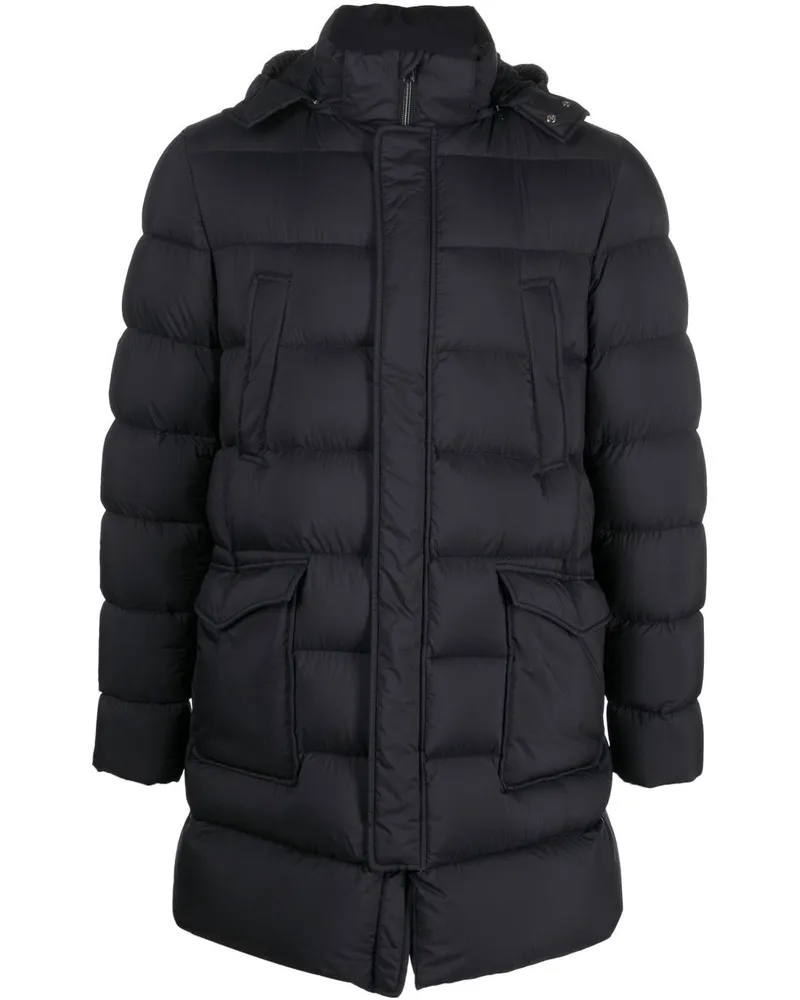 Herno Daunenjacke mit Kapuze - Blau Blau