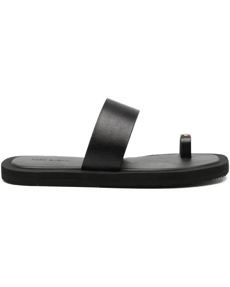 Tory Burch Sandalen mit eckiger Spitze - Schwarz Schwarz