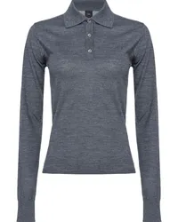 Pinko Liquoroso Poloshirt aus Wolle Grau