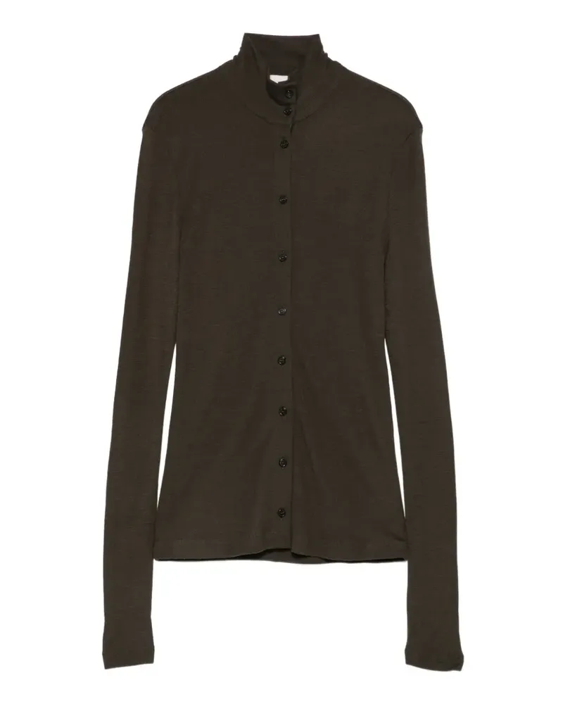 ALYSI Geknöpfter Cardigan - Braun Braun