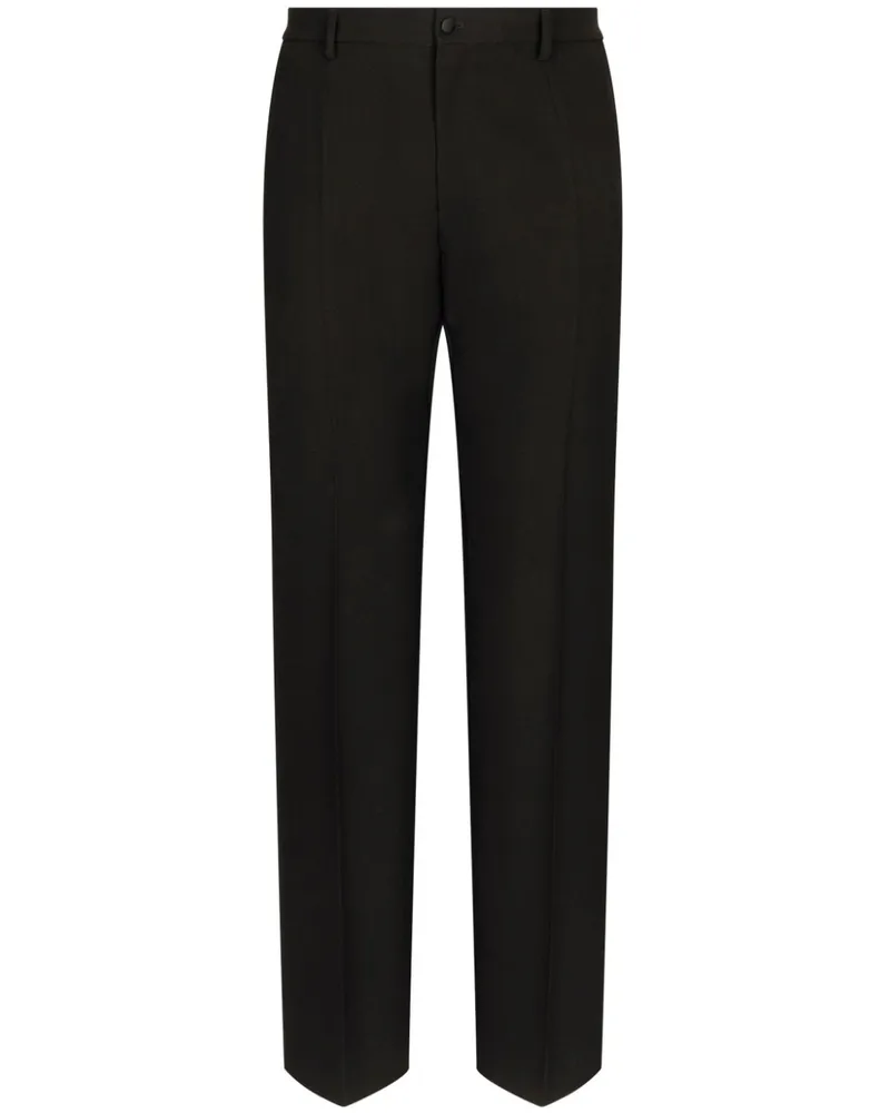 Dolce & Gabbana Hose mit geradem Bein - Schwarz Schwarz