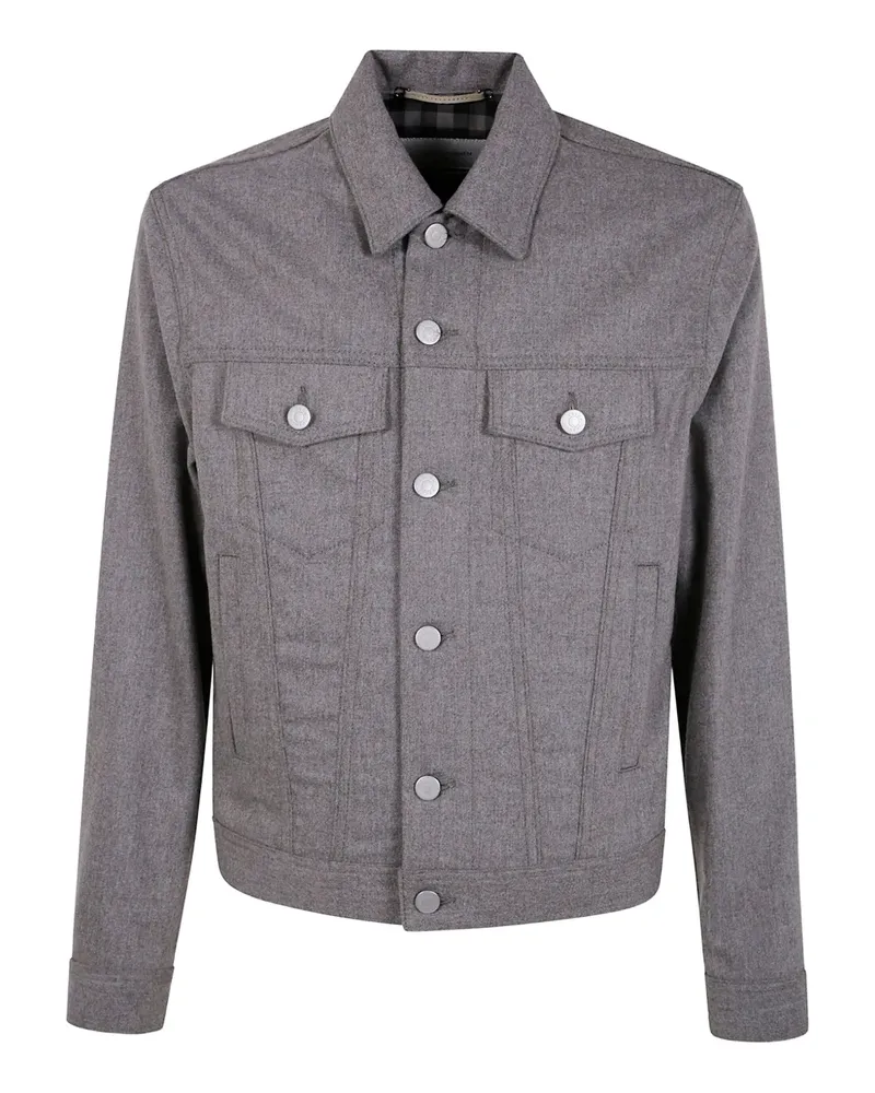 Jacob Cohën Hemdjacke mit geknöpften Taschen - Grau Grau