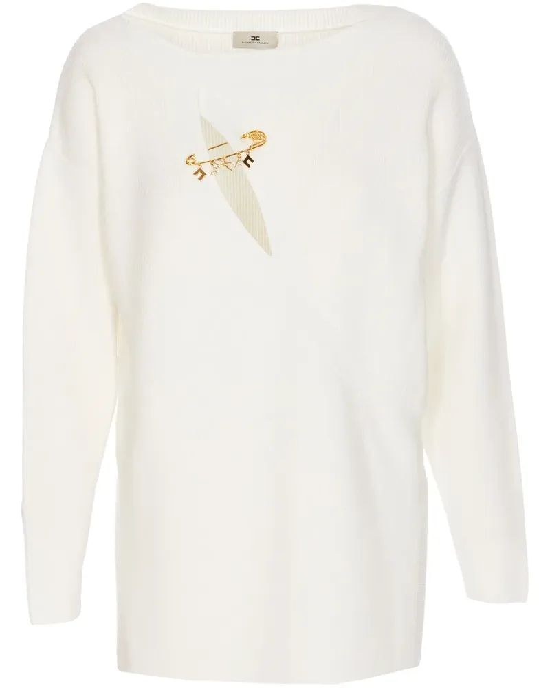 Elisabetta Franchi Franchi Pullover - Weiß Weiß