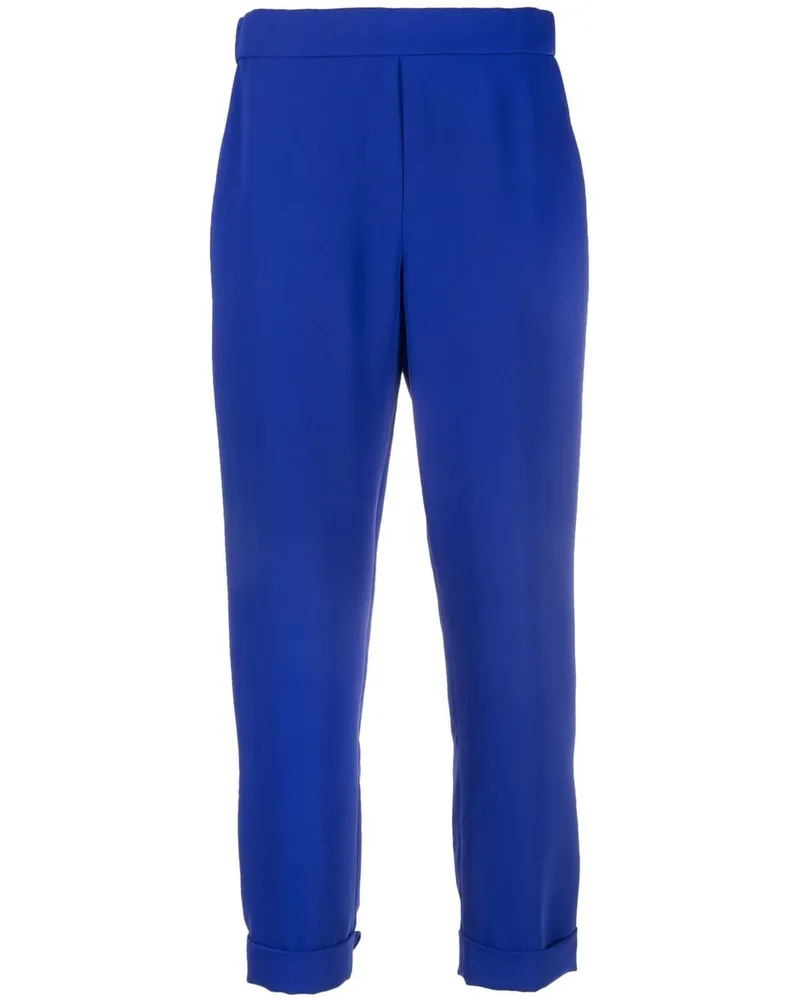 P.A.R.O.S.H. P.A.R.O H. Tapered-Hose mit Stretchbund - Blau Blau