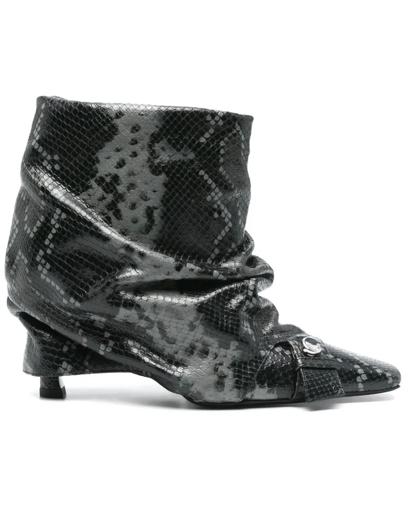 ATTICO Juno Stiefel 95mm - Schwarz Schwarz