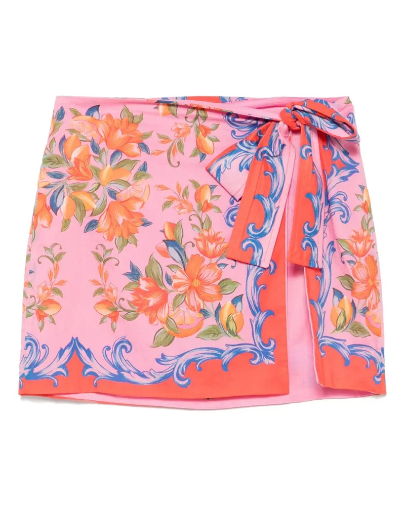 FARM Rio Sarong mit Print - Rosa Rosa