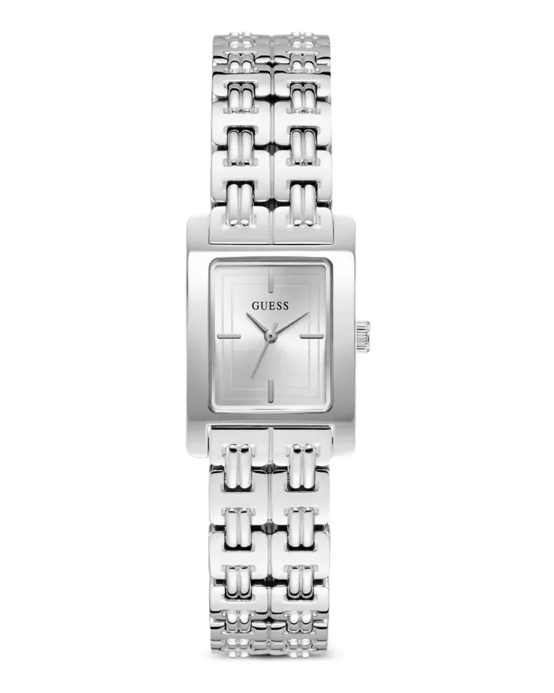 Guess Cove rectangular-face 23mm watch - Silber Silber