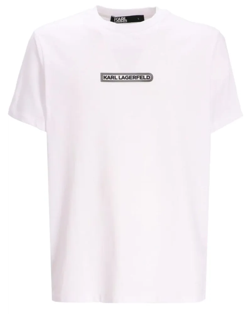 Karl Lagerfeld T-Shirt mit Logo-Applikation - Gelb Gelb