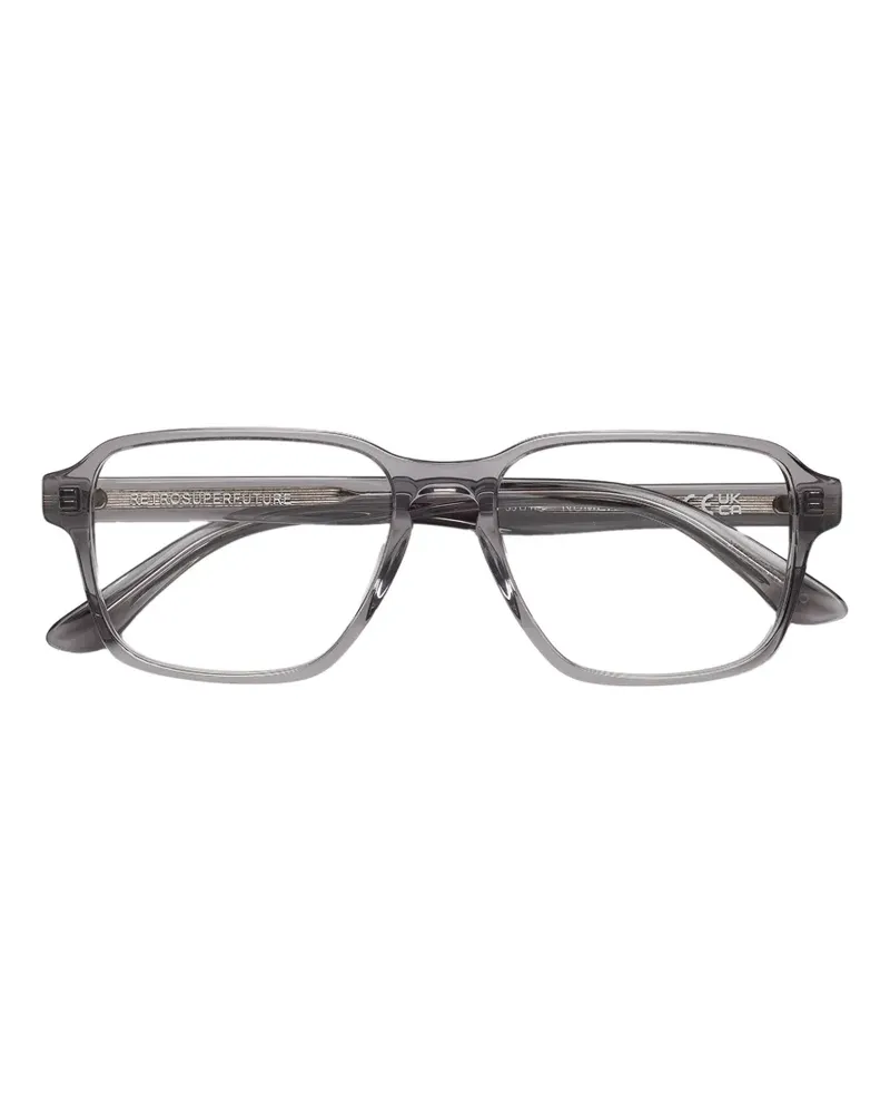 RETROSUPERFUTURE Numero 160 Brille mit geometrischem Gestell - Grau Grau