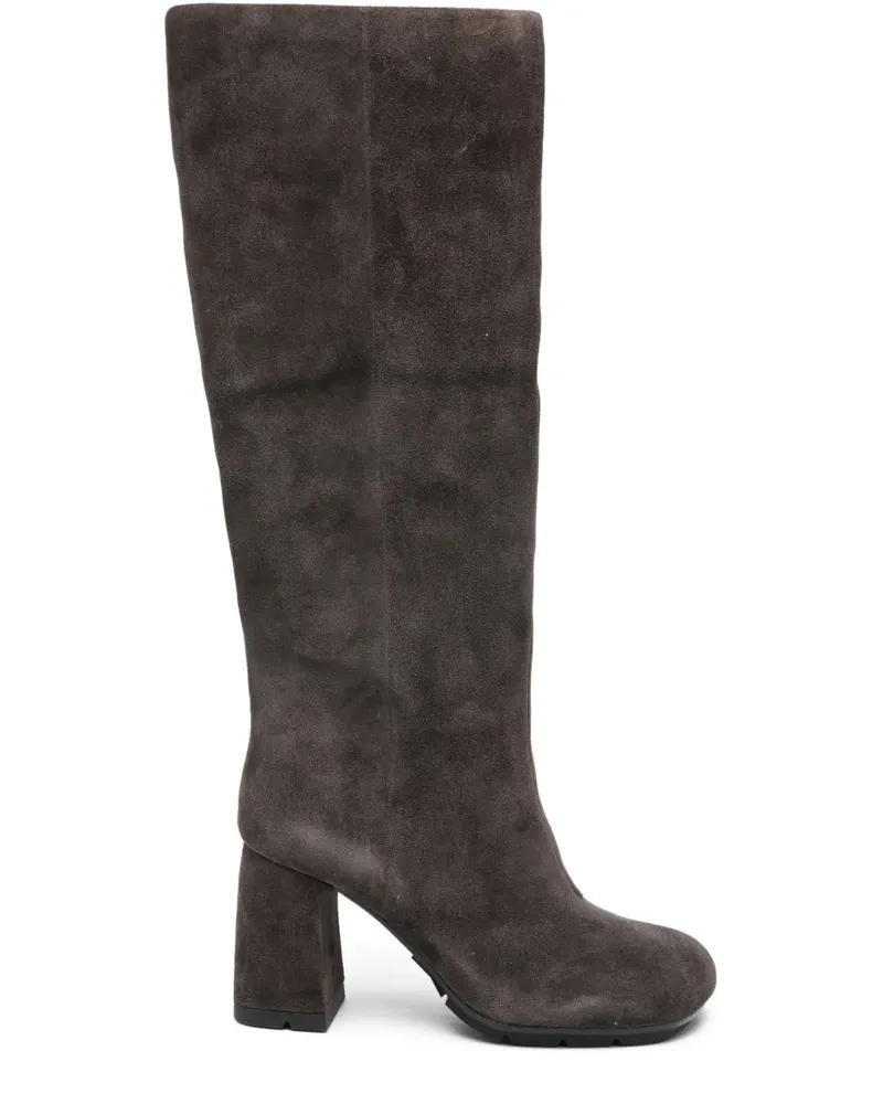 ash 90mm Eliah block-heel knee-high boots - Braun Braun