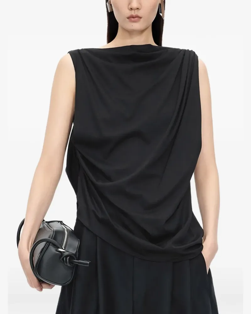 JNBY Drapiertes Top - Schwarz Schwarz