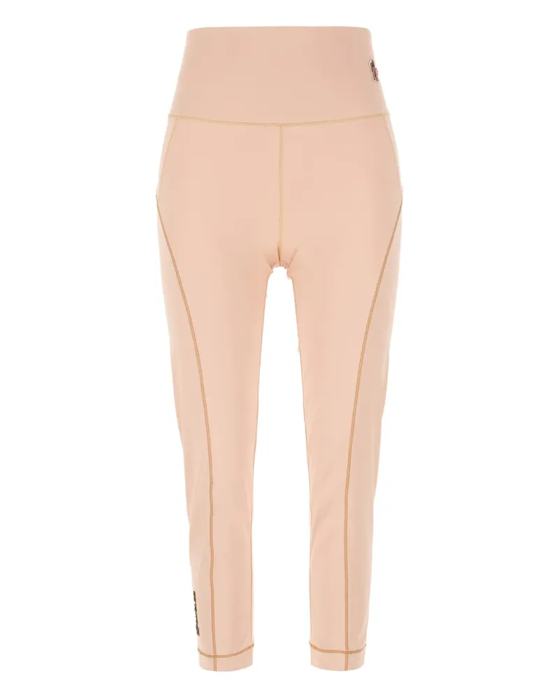 Moncler Hose mit goldfarbenem Besatz - Rosa Rosa
