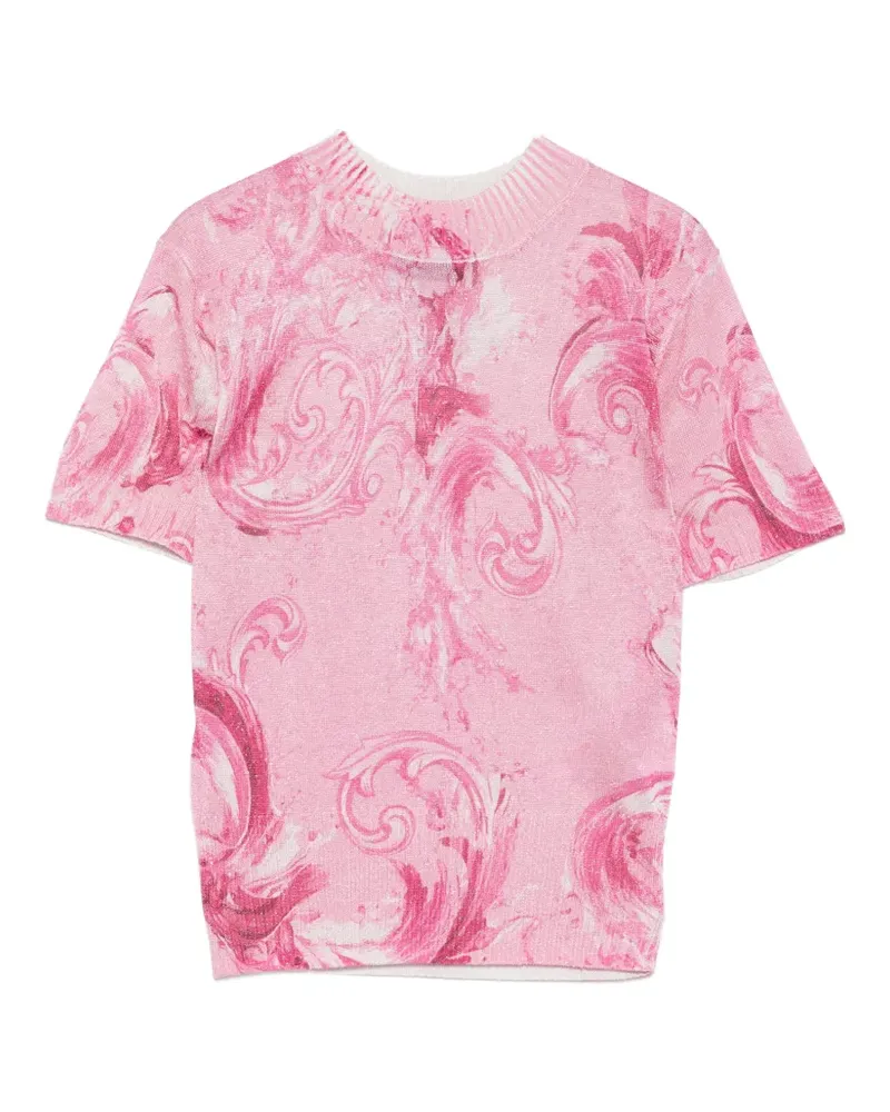 Versace Jeans printed T-shirt - Rosa Rosa