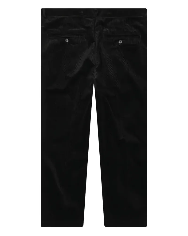 Wacko Maria Cordhose mit Falten - Schwarz Schwarz