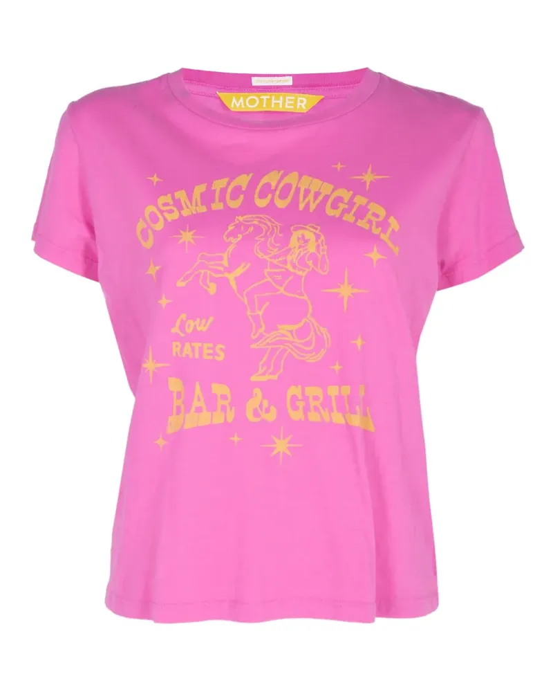 Mother The Boxy Goodie Goodie T-Shirt - Rosa Rosa