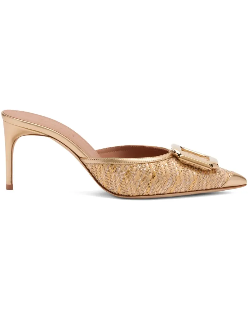 Malone Souliers Mona Mules 70mm - Gold Gold