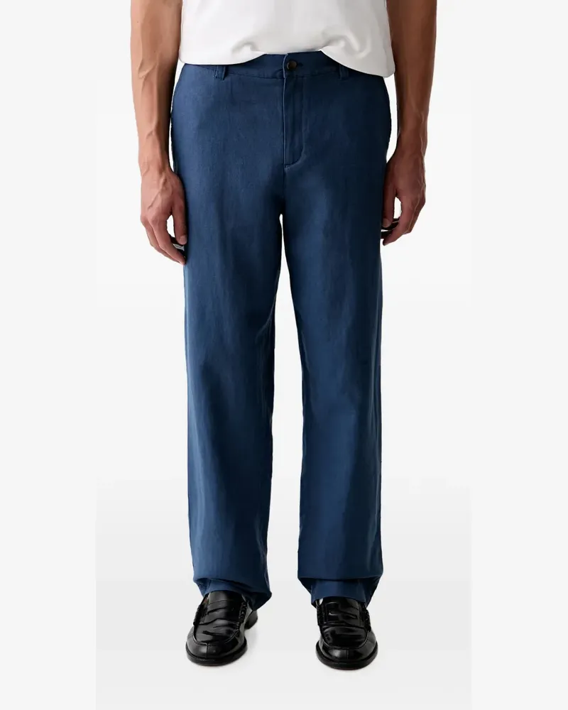 LES DEUX elasticated-waist trousers - Blau Blau