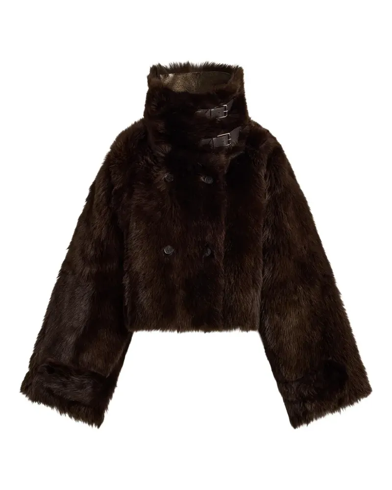 Ralph Lauren Wendbare Jacke aus Shearling - Braun Braun