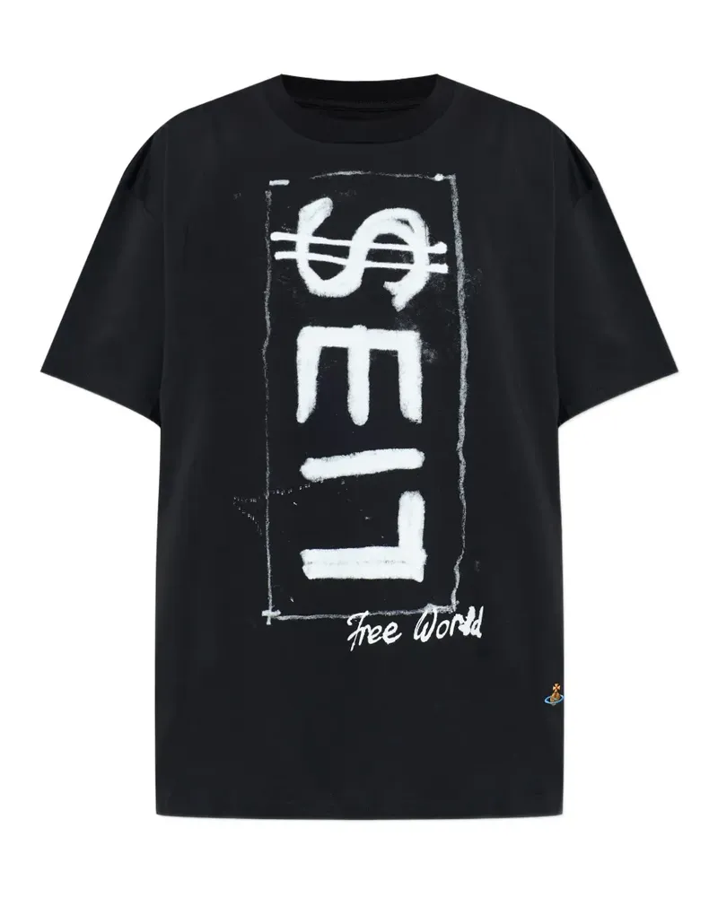 Vivienne Westwood graphic-print T-shirt - Schwarz Schwarz