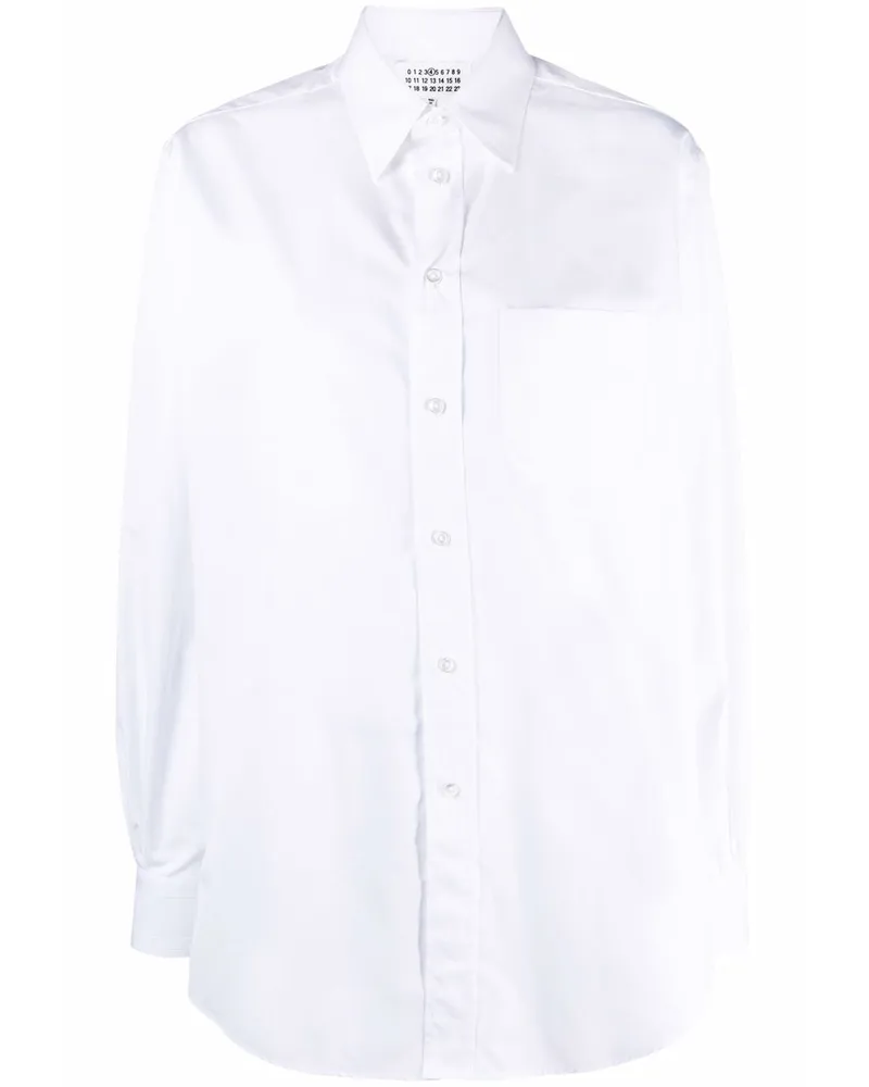 Maison Margiela Klassisches Hemd - Weiß Weiß