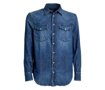Jeanshemd im Western-Look - Blau