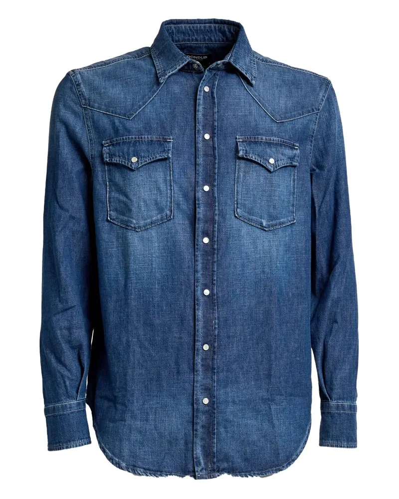 Dondup western denim shirt - Blau Blau
