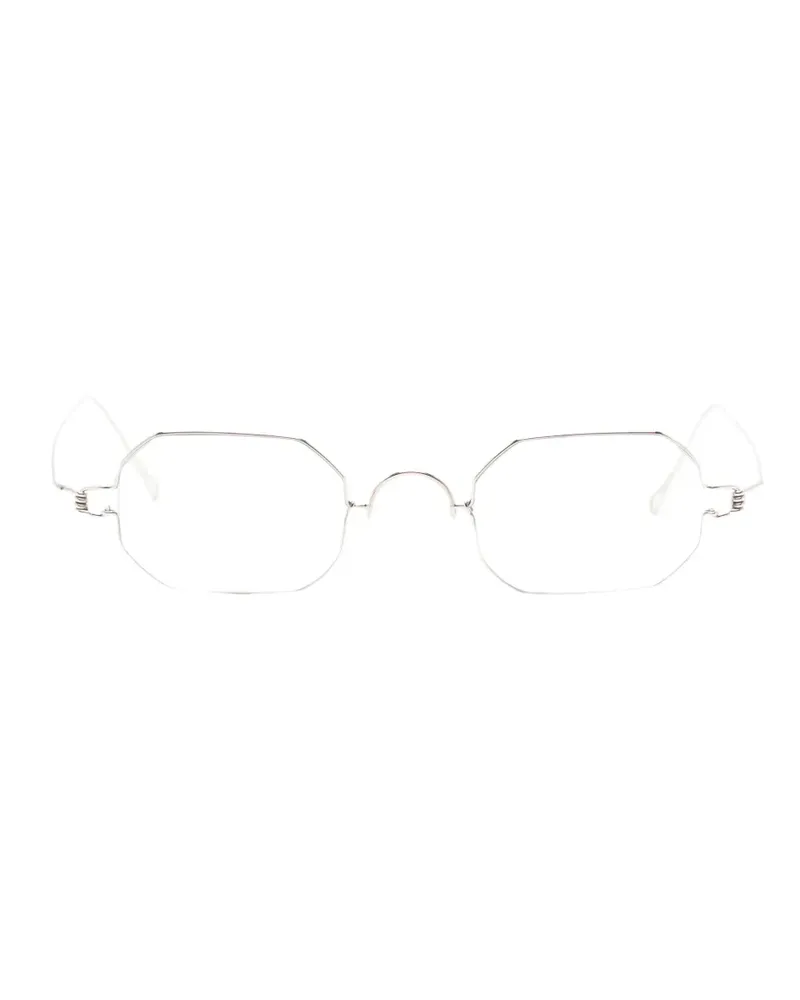 Lindberg PreciousRim 8225 Brille mit achteckigem Gestell - Silber Silber