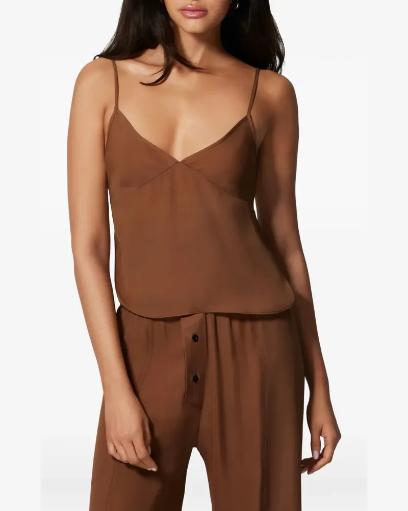 Kiki De Montparnasse La Plage Camisole-Top - Braun Braun