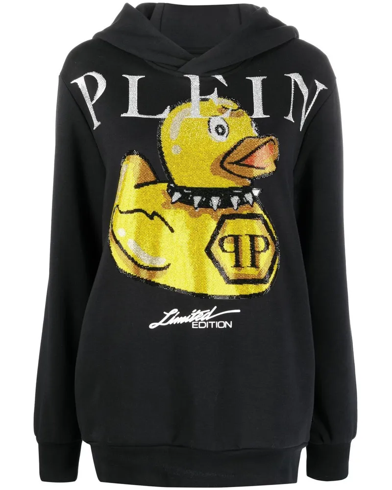 Philipp Plein Hoodie mit grafischem Print - Nude Nude