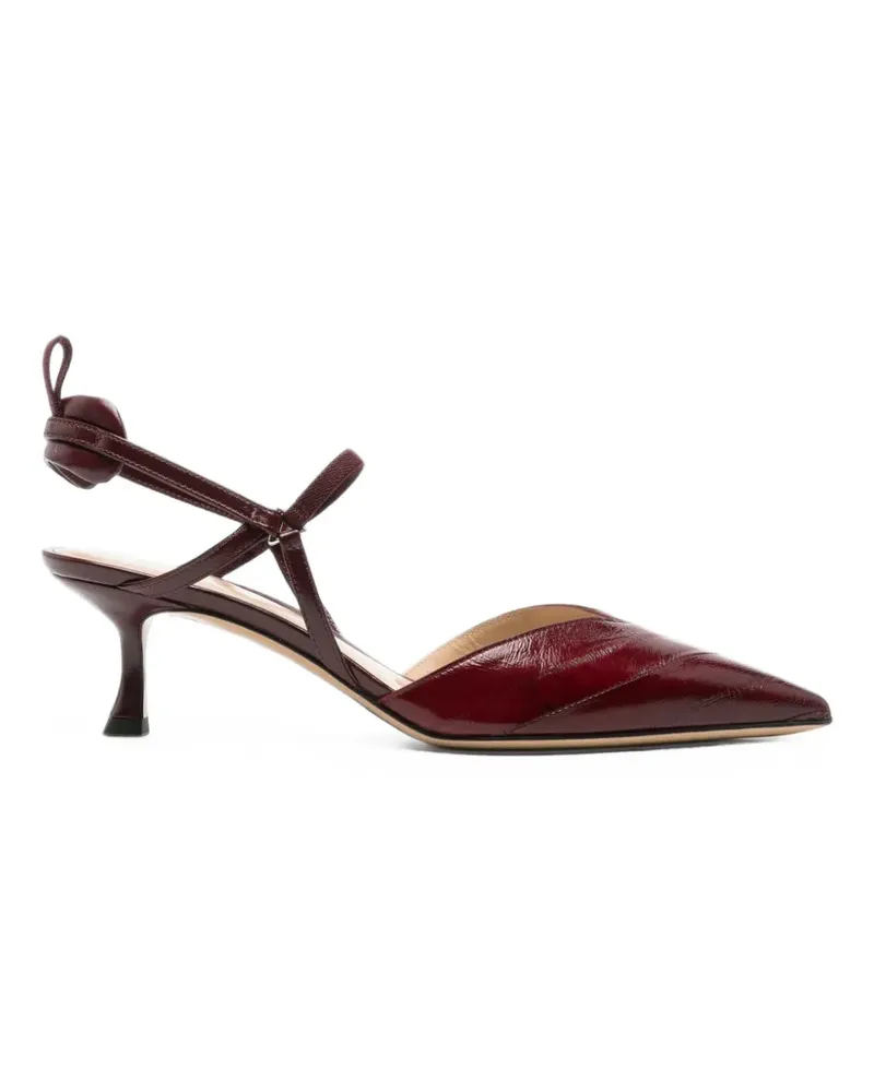 Fendi Spitze Slingback-Pumps - Rot Rot