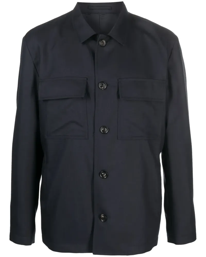 LARDINI Attitude Hemdjacke - Blau Blau