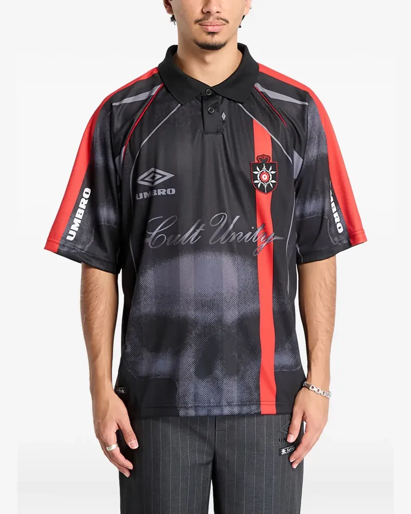 Umbro graphic polo shirt - Schwarz Schwarz