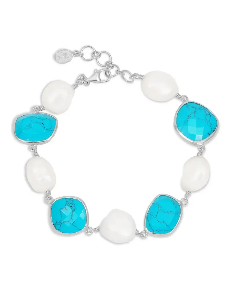 Dower & Hall Pebble Armband - Silber Silber