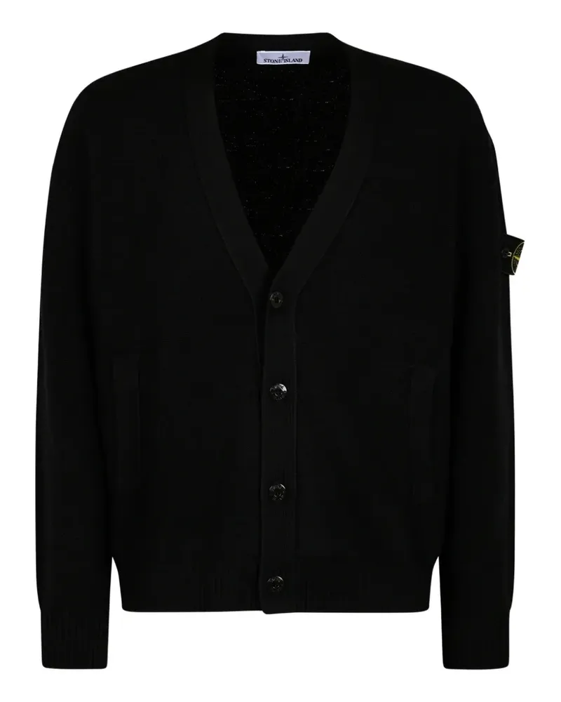 Stone Island 5100010 pure RWS wool - Schwarz Schwarz