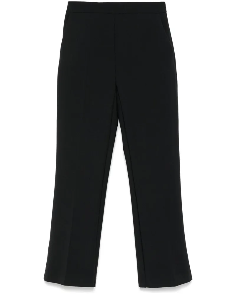 Elisabetta Franchi Klassische Cropped-Hose - Schwarz Schwarz