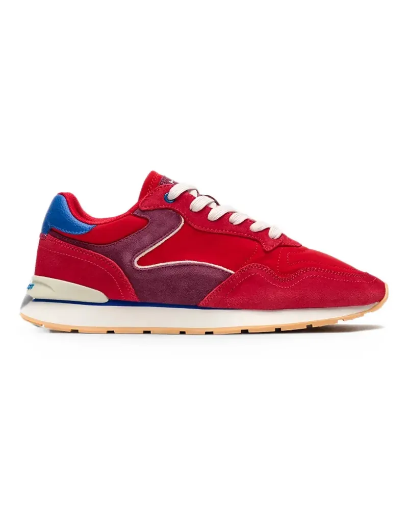 HOFF City Dopamine panelled suede-trimmed sneakers - Rot Rot
