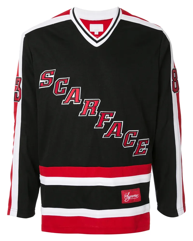 Supreme Being Scarface hockey jersey FW17 - Rot Rot