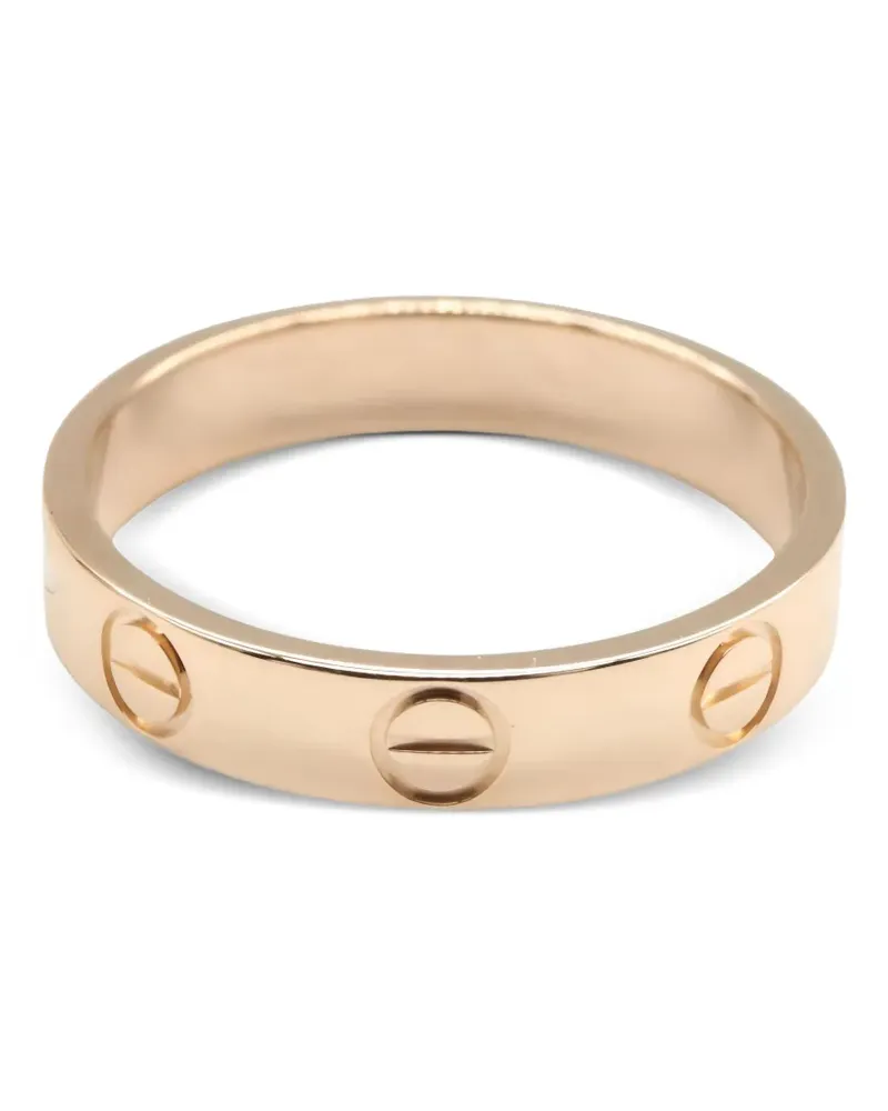 Cartier 2010s 18kt Mini Love Rotgoldring - Rosa Rosa