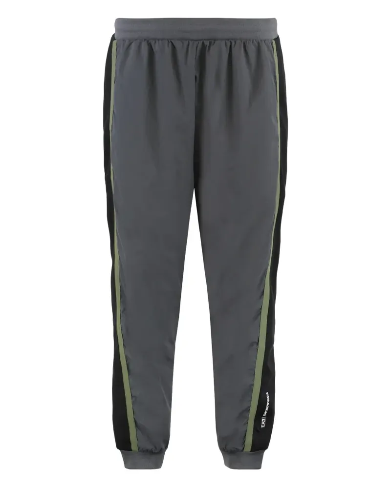 EA7 Jogginghose mit Streifen - Grau Grau