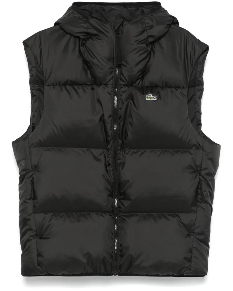 Lacoste Gefütterte Weste - Schwarz Schwarz