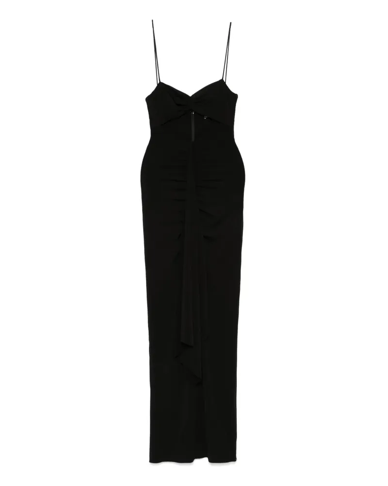 NISSA Maxikleid mit Cut-Out - Schwarz Schwarz