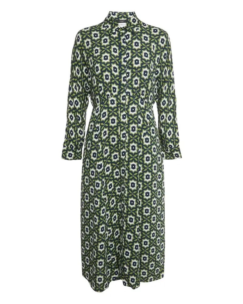 Max Mara Kleid mit Print - Blau Blau